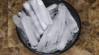 ASMR eating ice no talking