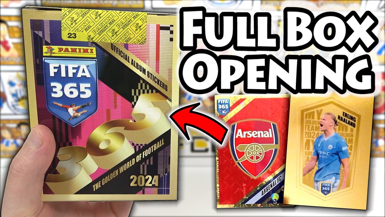 FULL BOX OPENING *NEW* Panini 2024 Fifa 365 Sticker Collection New