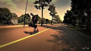 2.7k | Singapore Road Trip by Electric Skate | Rico & Cinderella | Gopro 7 Black