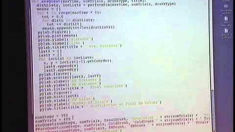 Lec 19 | MIT 6.00 Introduction to Computer Science and Programming | Biased random walks