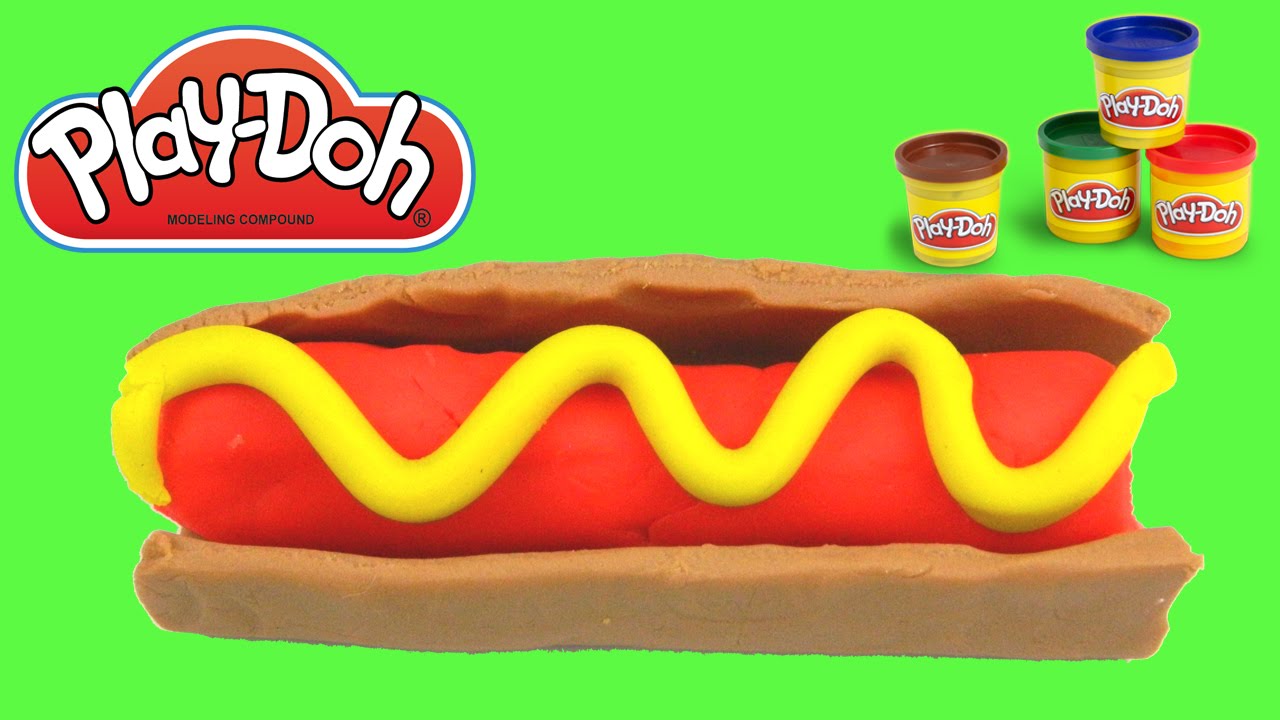 Play Doh Hot dog ☀ How to make 