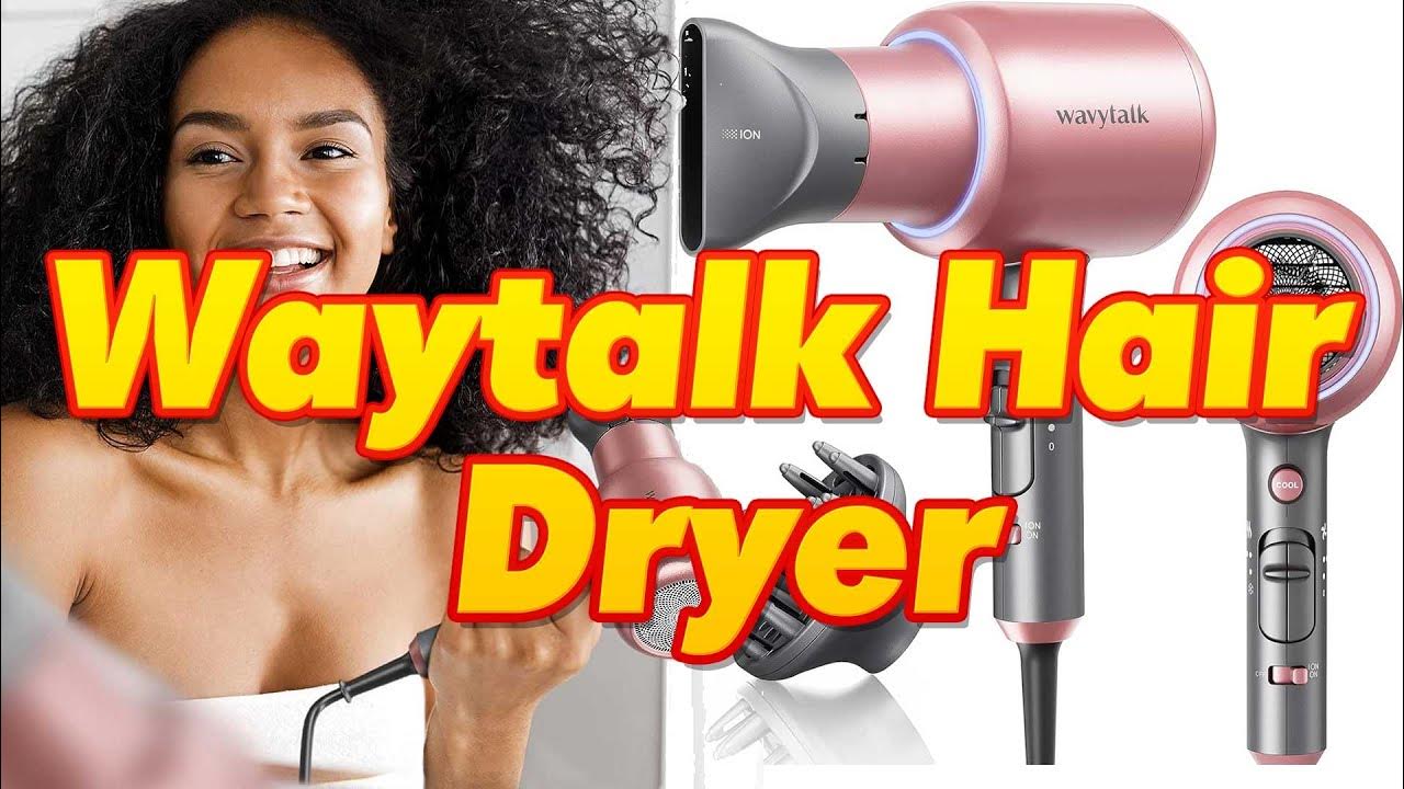 Wavytalk Professional Ionic Hair Dryer Blow Dryer Review YouTube