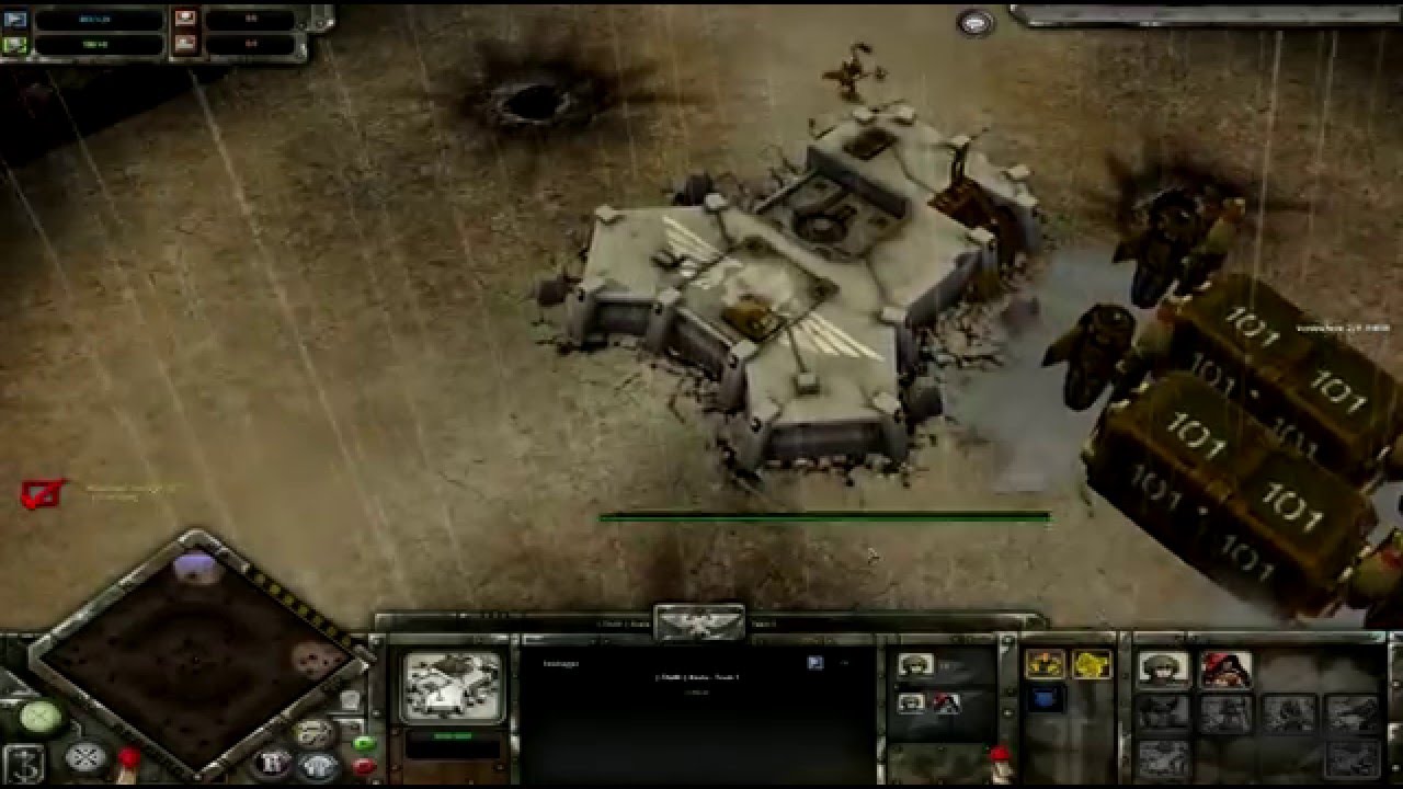 WH40k - Dawn of War: Soulstorm [online gameplay] - 2v2 w/ Imperial Guard - [HD]