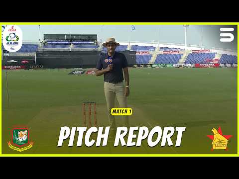 Pitch Report | Bangladesh vs Zimbabwe | Match 1 | ODI Tri-Series 2026 | M9R1K