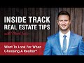 Choosing the right realtor  inside track  faris team real estate brokerage