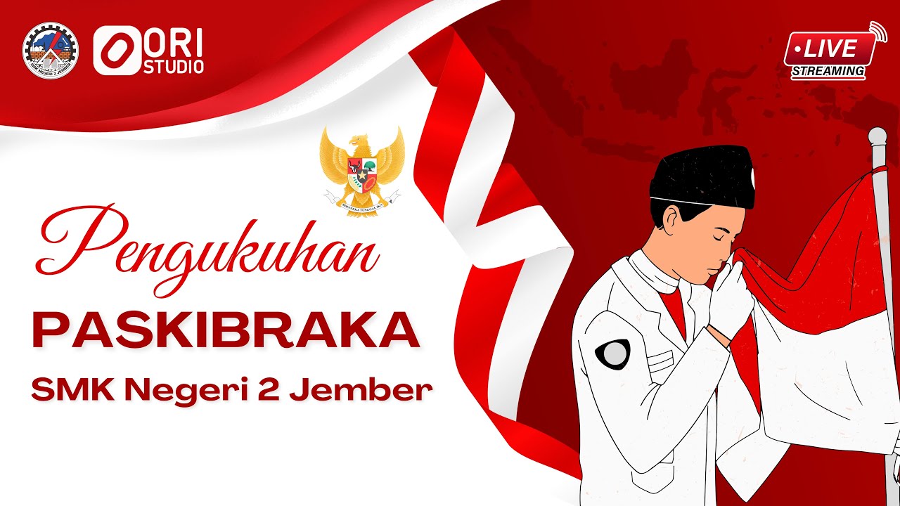 PENGUKUHAN PASKIBRAKA SMK NEGERI 2 JEMBER