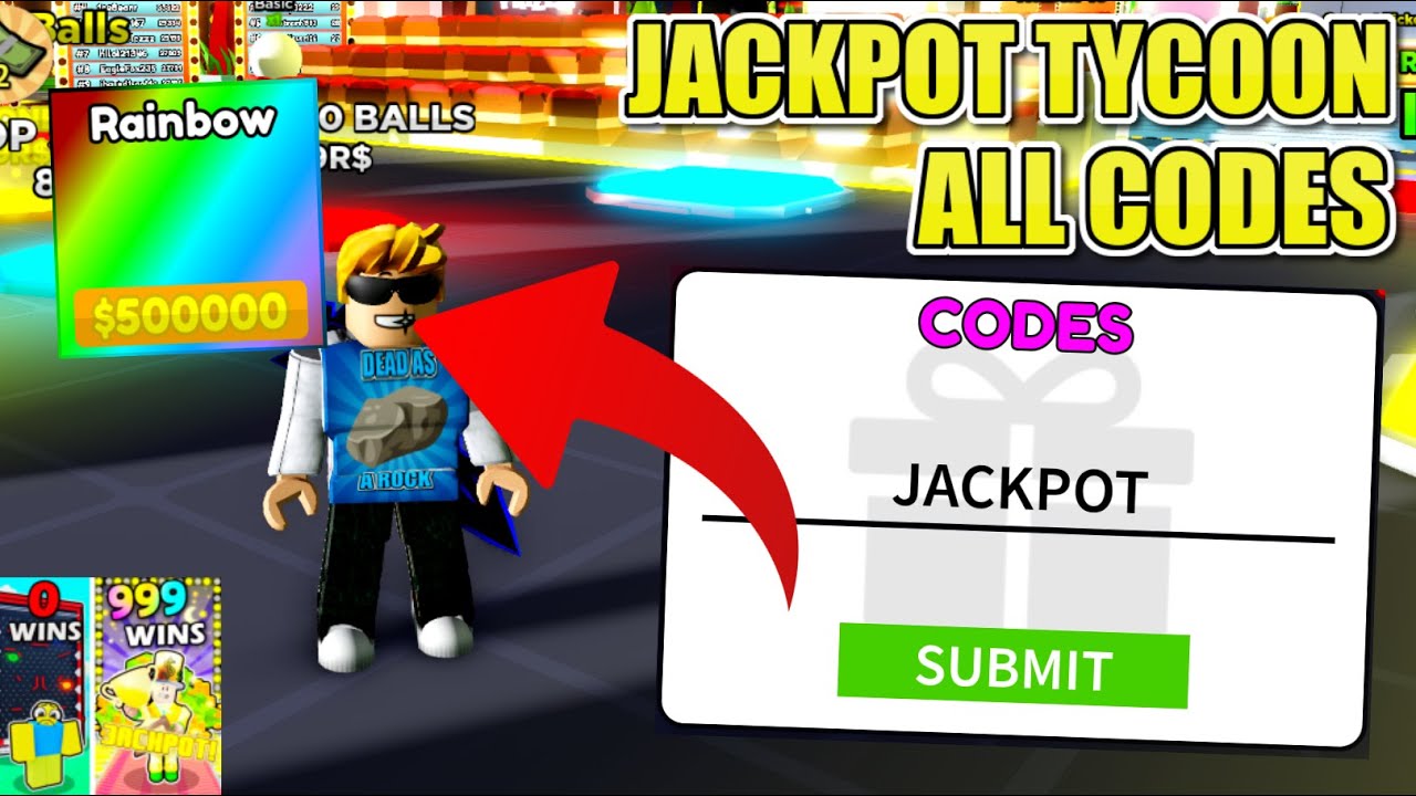ALL WORKING CODES IN JACKPOT TYCOON! Roblox YouTube