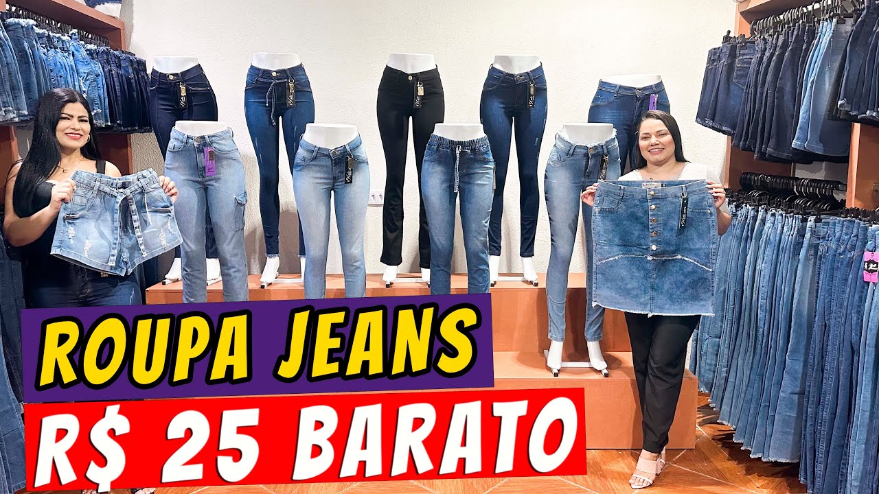 ROUPA FEMININA JEANS NO ATACADO A MAIS BARATA DA REGIÃO