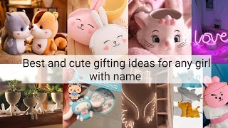 cute and best gifting ideas for any girl with name||THE TRENDY GIRL