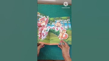 pop up book tutorial #popupbook #diy #papercraft