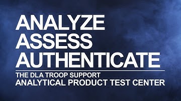 DLA Troop Support Analytical Product Test Center (Open Caption)