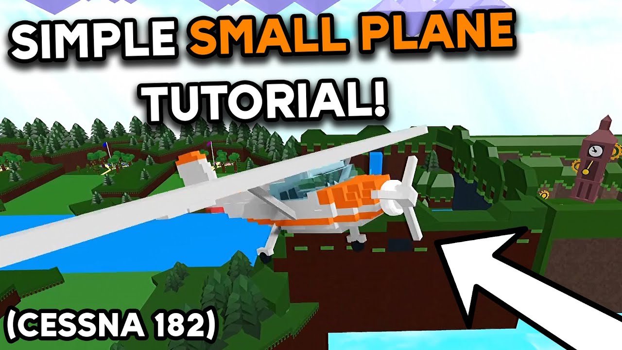 Tutorial How To Make A Cessna 182 In Build A Boat For Treasure Roblox Youtube - plane roblox avatar