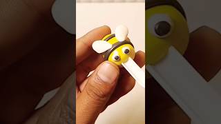 Diy membuat lebah, kumbang dan ulat dari plastisin clay 😱| handmade   #diy #clay #hendmade #art