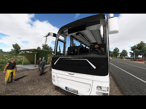 Поездка на автобусе MAN по маршуту "Драчево - Стадион ФК Муром" в игре Bus Driver Simulator 2019!!
