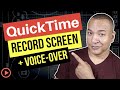 QuickTime Tutorial: How To Record Your Screen and Voice-Over (Mac)