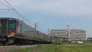 【鉄道走行動画】JR土讃線 多度津→金蔵寺 特急「南風5号」 5輌(2700系)