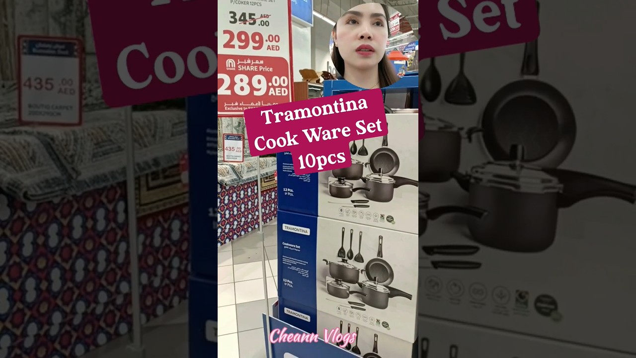 Tramontina Cookware Set 10pcs on Sale in Carrefour 