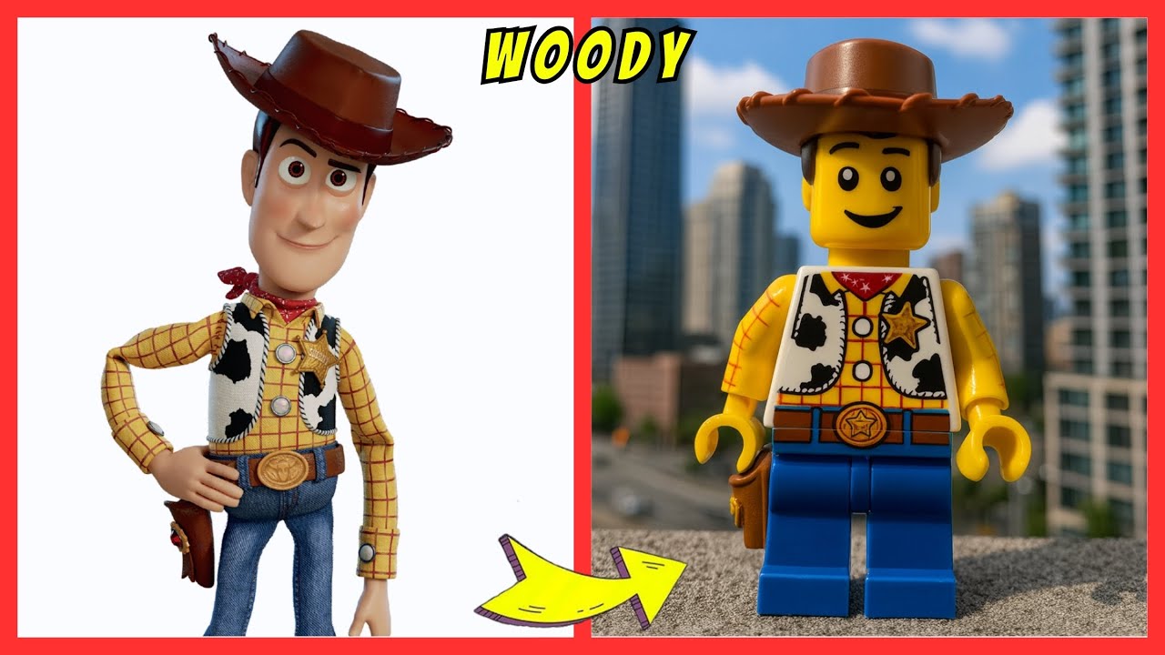 🧱 ПЕРСОНАЖИ ФИЛЬМА «ИСТОРИЯ ИГРУШЕК 4» В ВИДЕ МИЛЫХ ФИГУРОК LEGO 🤠🚀🎬