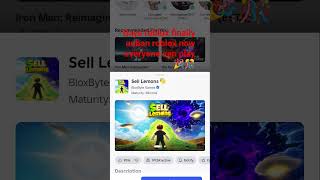 ROBLOX Finally UNBAN SELL LEMONS 🎊🎉