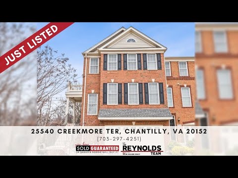 25540 Creekmore Terrace, Chantilly, VA home video tour