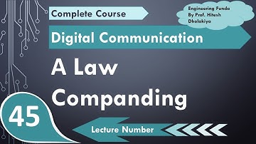 A Law Companding in Non-uniform Quantization | Basics, Formula & Importance | Digital Communication