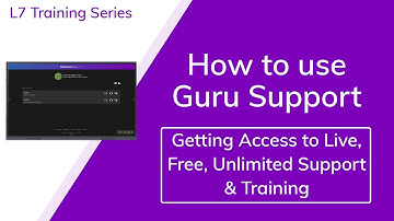 Free, Unlimited Help & Training from Live Screen Skills Gurus - L7 Touchscreen and Hubware Training