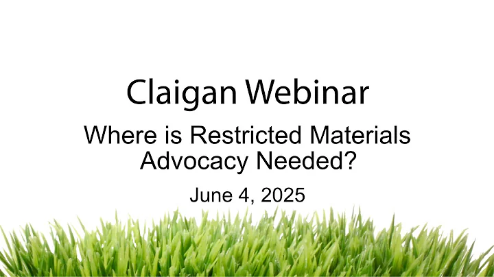 Claigan Webinar - Opportunities for Advocacy in 2025