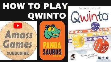 Qwinto - How to Setup Play and Review plus solo playthrough. Roll and write. * Amass Games * Dice