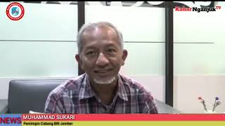 HUT RI KE 77, BRI CABANG JEMBER KIBARKAN BENDERA MERAH PUTIH RAKSASA