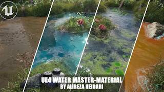 UE4 Customizable Water Master-Material (Vertex Paintable)