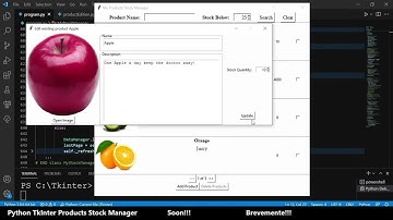 🔥 Python TkInter My Products Stock Manager [Announcement] 🔥#AllTech_TkInter #PyTech_TkInter