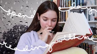 READING VLOG | spend a rainy day reading with me☔️✨