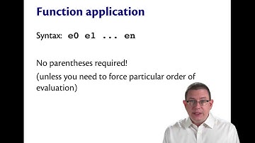Function Application | OCaml Programming | Chapter 2 Video 10
