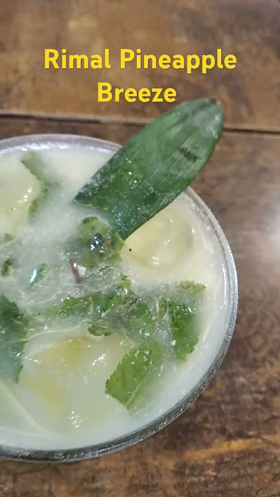 Rimal Pineapple Breeze recipe #pineapple #shortsvideo #shorts