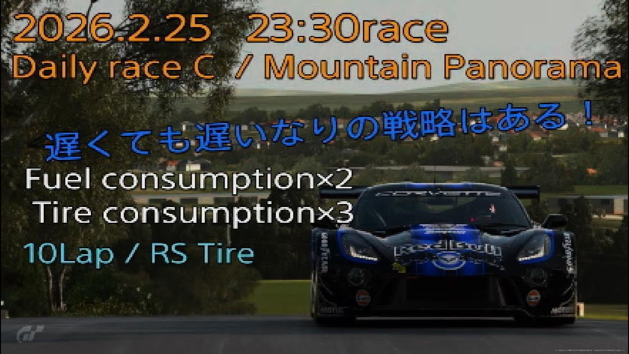 遅くても考えて走っているんだ！/ Daily race C  Mountain Panorama Gr.3