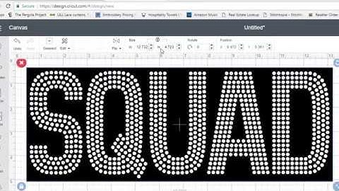 Using Pre-Designed Rhinestone Templates in Cricut Design Space