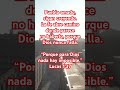Nada hay Imposible para Dios