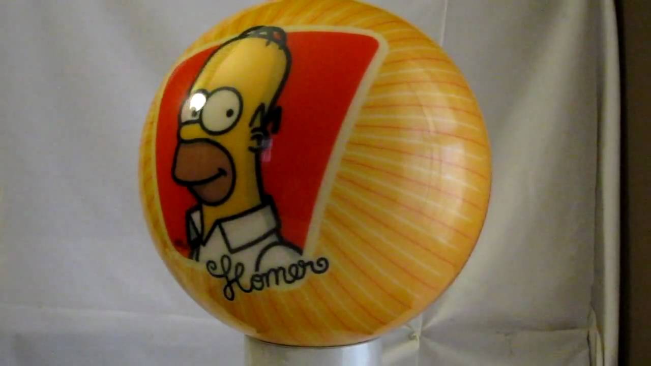 Homer Bowling Ball 15 lbs. YouTube