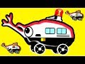 はたらくくるま | カブトムシパトカー!昆虫レスキュー隊!つーちゃんとボビーくん♪