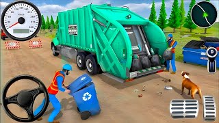 Garbage Trash Truck Realistic Simulator 3D - City Road Garbage Dumper Truck Games - Android GamePlay screenshot 2