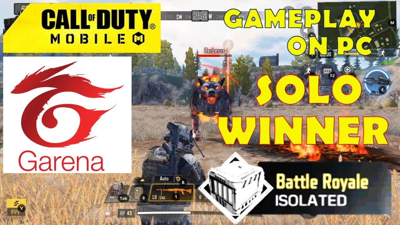 ðŸ¤º SOLO | WINNER | CALL OF DUTY MOBILE GARENA | GAMEPLAY ON PC | EMULATOR  GAMELOOP | WIN 10 - 