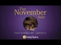 The november sale 2022