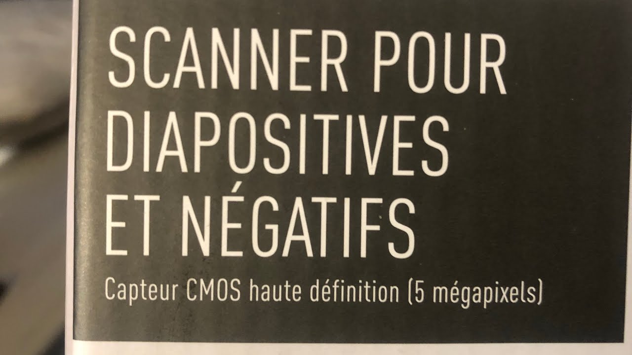 Sauvegarde des diapositives et négatif silvercrest