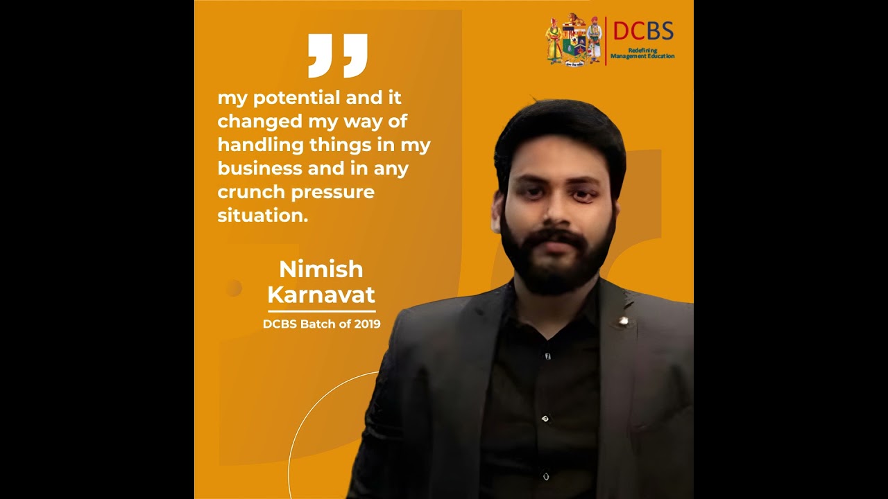 Our distinguished alumni- Nimish Karnavat