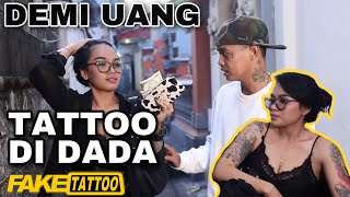 DEMI UANG , NIKITA RELA TATTOO DI DADA !!! PEMERSATU BANGSA !!!