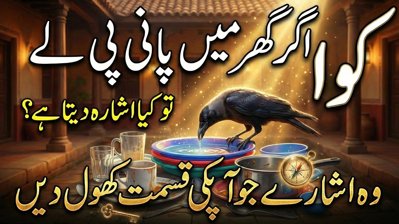Kawa Ghar Mein Pani Pi Lay To Kya Ishara Deta Hai? | Kaway Ka Ana Rizq Ki Nishani Hai Ya Musibat?