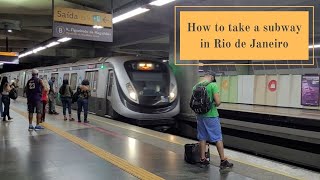 How to take a subway in Rio de Janeiro screenshot 1