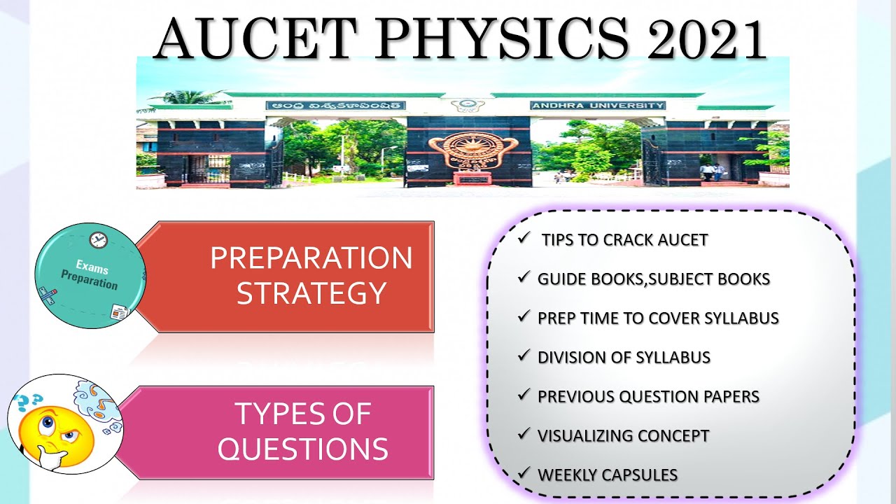 Aucet Physics Preparation Strategy 2021