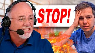 Dave Ramsey LOSES IT with Caller&#39;s Debt