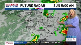 Saturday is a First Alert Weather Day for scattered thunderstorms - Midday